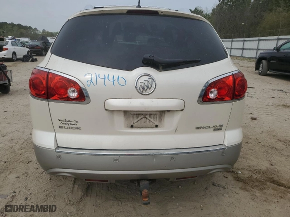 2010 Buick Enclave CXL w/1XL with VIN 5GALRBED0AJ195959, listed as a Copart auction lot 51752735 with 189,680 mi miles and Salvage Title. Bid and sale history available at carsss.com. Image 6.