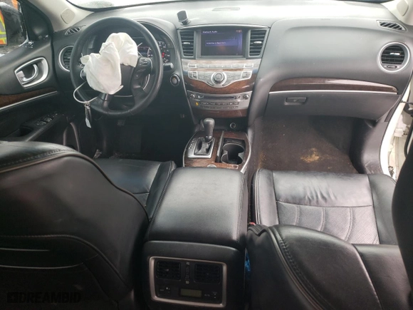2013 Infiniti JX35 with VIN 5N1AL0MMXDC327949, listed as a Copart auction lot 44512035 with 178,368 mi miles and Salvage Title. Bid and sale history available at carsss.com. Image 8.