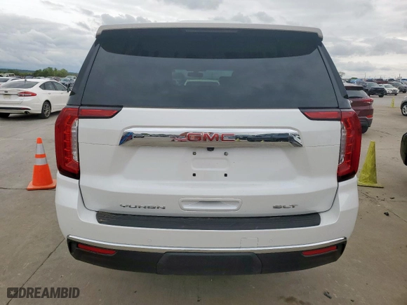 2023 GMC Yukon XL SLT with VIN 1GKS2GKD1PR564732, listed as a Copart auction lot 51162395 with 4,105 mi miles and Clean Title. Bid and sale history available at carsss.com. Image 6.