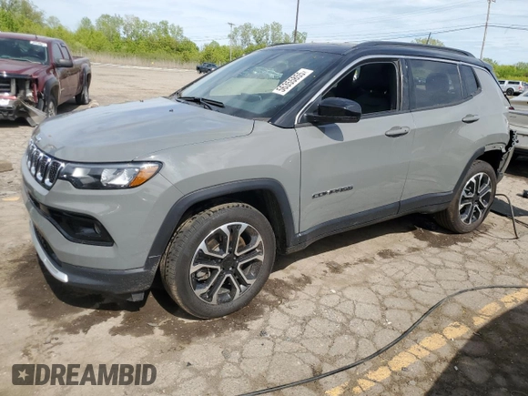 2023 Jeep Compass (RED) Edition z VIN 3C4NJDCN8PT572187, wystawiony jako Copart lot #56355855 z przebiegiem 38 506 mil mil oraz Nie do naprawy • Non repairable. Historia ofert i sprzedaży dostępna na DreamBid. Obrazek 1.
