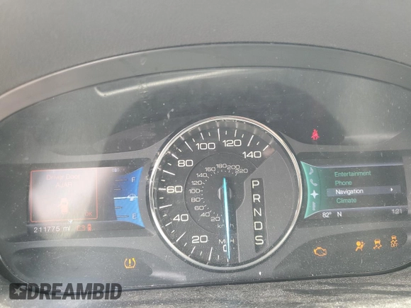 2013 Ford Edge Limited with VIN 2FMDK3KC4DBB00977, listed as a Copart auction lot 59574635 with 211,775 mi miles and Salvage title. Bid and sale history available at DreamBid. Image 9.