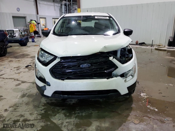 2021 Ford EcoSport S with VIN MAJ3S2FE9MC409050, listed as a Copart auction lot 89334995 with 70,438 mi miles and Salvage Title. Bid and sale history available at carsss.com. Image 5.