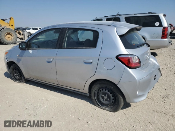 2021 Mitsubishi Mirage ES z VIN ML32AUHJ7MH006642, wystawiony jako Copart lot #53401525 z przebiegiem 87 454 mil mil oraz Szkoda całkowita • Salvage title. Historia ofert i sprzedaży dostępna na DreamBid. Obrazek 2.