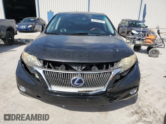 2010 Lexus RX 450h with VIN JTJZB1BA1A2403064, listed as a Copart auction lot 47763135 with 174,623 mi miles and Clean title. Bid and sale history available at DreamBid. Image 5.