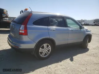 2010 Honda CR-V EX-L with VIN 5J6RE4H70AL043197, listed as a Copart auction lot 46778215 with 134,131 mi miles and Salvage Title. Bid and sale history available at carsss.com. Image 3.