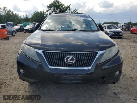 2011 Lexus RX 350 with VIN 2T2BK1BAXBC120701, listed as a Copart auction lot 61620355 with 102,365 mi miles and Clean title. Bid and sale history available at DreamBid. Image 5.