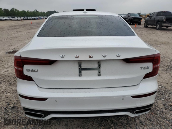 2020 Volvo S60 R-Design with VIN 7JR102FM8LG067596, listed as a Copart auction lot 51402483 with 49,417 mi miles. Bid and sale history available at carsss.com. Image 6.