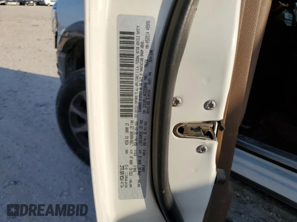 2019 Ram 2500 Laramie Longhorn with VIN 3C6UR5LL4KG593040, listed as a Copart auction lot 44170595 with 160,488 mi miles and Salvage title. Bid and sale history available at DreamBid. Image 12.