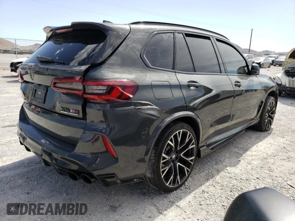 2022 BMW X5 M z VIN 5YMJU0C09N9L15281, wystawiony jako Copart lot #53771493 z przebiegiem Nie podano mil oraz . Historia ofert i sprzedaży dostępna na DreamBid. Obrazek 3.