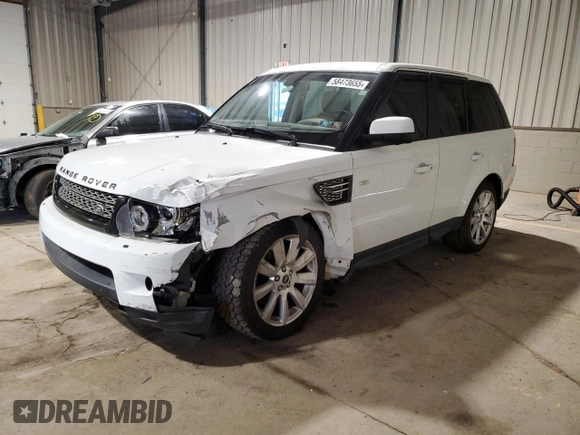 2013 Land Rover Range Rover Sport HSE Lux with VIN SALSK2D42DA785934, listed as a Copart auction lot 58473655 with 138,955 mi miles and Salvage title. Bid and sale history available at DreamBid. Image 1.