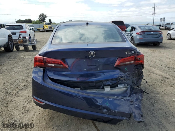 2015 Acura TLX V6 Tech with VIN 19UUB2F54FA019374, listed as a Copart auction lot 53164725 with 57,774 mi miles and Salvage Title. Bid and sale history available at carsss.com. Image 6.