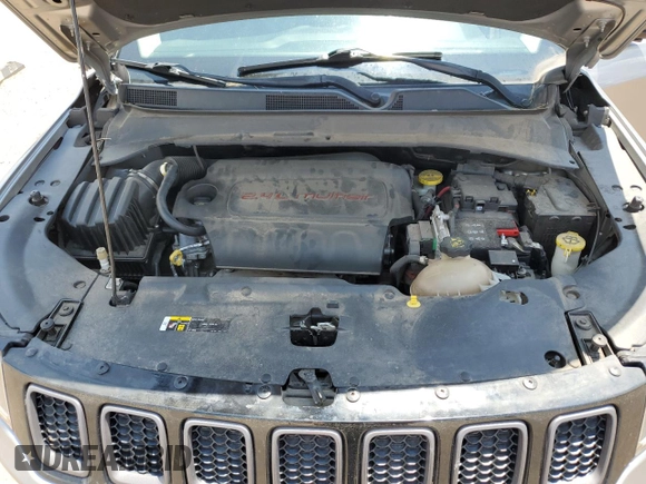 2017 Jeep Compass Trailhawk with VIN 3C4NJDDB1HT646751, listed as a Copart auction lot 62583555 with 99,974 mi miles and Salvage title. Bid and sale history available at DreamBid. Image 11.