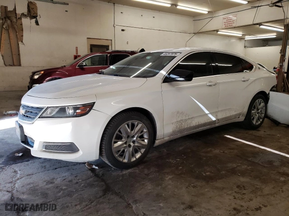 2016 Chevrolet Impala LS with VIN 2G11X5SA1G9177071, listed as a Copart auction lot 45287975 with 135,797 mi miles and Salvage Title. Bid and sale history available at carsss.com. Image 1.