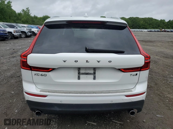 2018 Volvo XC60 Momentum with VIN YV4A22RKXJ1028976, listed as a Copart auction lot 57766545 with 55,930 mi miles and Salvage title. Bid and sale history available at DreamBid. Image 6.