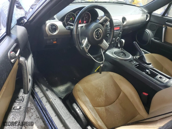 2009 Mazda MX-5 Miata Touring with VIN JM1NC25F090202680, listed as a Copart auction lot 84971324 with 56,166 mi miles and Salvage Title. Bid and sale history available at carsss.com. Image 8.