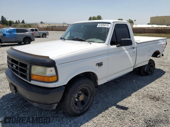 1996 Ford F-150 с VIN 1FTEF15Y3TLA34414, выставлен на аукционе Copart как лот 61026415 с пробегом 133 406 миль миль и Списание • Salvage title. История ставок и продаж доступна на DreamBid. Изображение 1.