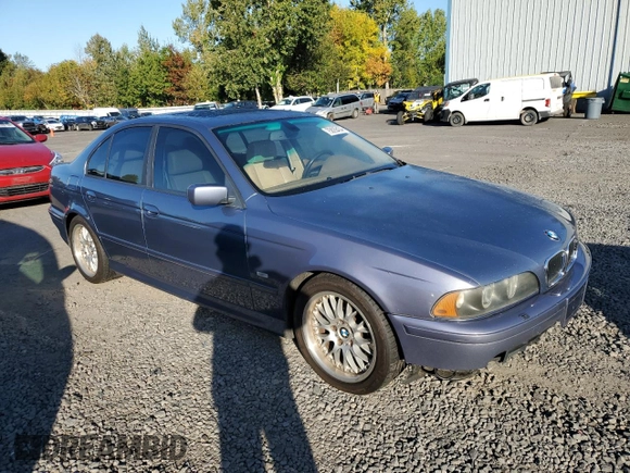 2002 BMW 5 Series 530iA with VIN WBADT63472CH93812, listed as a Copart auction lot 75829434 with 259,317 mi miles and Salvage Title. Bid and sale history available at carsss.com. Image 4.