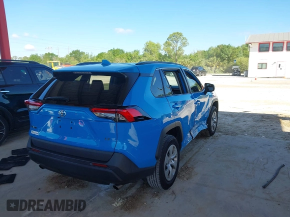 2020 Toyota RAV4 LE with VIN 2T3H1RFV4LC050232, listed as a IAAI auction lot 41665221 with 54,172 mi miles. Bid and sale history available at carsss.com. Image 4.