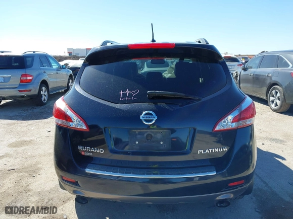 2014 Nissan Murano SL with VIN JN8AZ1MU1EW400591, listed as a IAAI auction lot 41717711 with 158,431 mi miles. Bid and sale history available at carsss.com. Image 16.