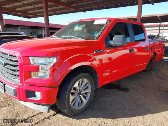 2017 Ford F-150 XL with VIN 1FTEW1CP2HKD89730, listed as a IAAI auction lot 41417764 with 108,687 mi miles. Bid and sale history available at carsss.com. Image 17.