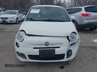 2015 FIAT 500 Sport with VIN 3C3CFFBR3FT509185, listed as a IAAI auction lot 41739081 with 23,555 mi miles. Bid and sale history available at carsss.com. Image 12.