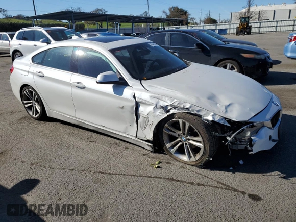 2019 BMW 4 Series 430i z VIN WBA4J1C50KBM16310, wystawiony jako Copart lot #46439995 z przebiegiem 67 030 mil mil oraz Szkody całkowita. Historia ofert i sprzedaży dostępna na DreamBid. Obrazek 4.
