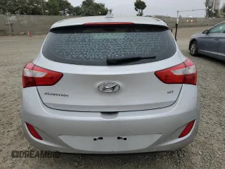 2013 Hyundai Elantra GT with VIN KMHD35LEXDU109072, listed as a Copart auction lot 76022504 with 133,006 mi miles and Salvage Title. Bid and sale history available at carsss.com. Image 6.
