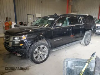 2016 Chevrolet Suburban LTZ with VIN 1GNSKJKC4GR130635, listed as a Copart auction lot 52084585 with 156,081 mi miles and Clean title. Bid and sale history available at DreamBid. Image 1.