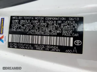 2014 Scion iQ with VIN JTNJJXB07EJ027099, listed as a Copart auction lot 46042385 with 84,316 mi miles and Salvage Title. Bid and sale history available at carsss.com. Image 13.