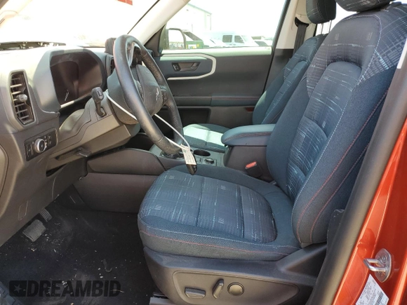 2023 Ford Bronco Sport Heritage с VIN 3FMCR9G68PRD81152, выставлен на аукционе Copart как лот 62551945 с пробегом 7 669 миль миль и Списание • Salvage title. История ставок и продаж доступна на DreamBid. Изображение 7.