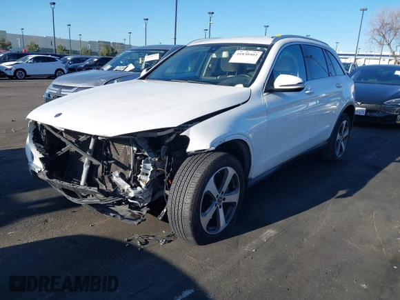 2018 Mercedes-Benz GLC with VIN WDC0G4JB3JV057181, listed as a IAAI auction lot 41830402 with 74,534 mi miles. Bid and sale history available at carsss.com. Image 20.