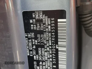 2024 Kia Telluride EX с VIN 5XYP3DGC7RG455996, выставлен на аукционе Copart как лот 54896095 с пробегом 25 362 миль миль и Списание • Salvage title. История ставок и продаж доступна на DreamBid. Изображение 13.