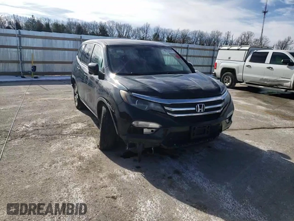 2017 Honda Pilot EX-L with VIN 5FNYF6H56HB008475, listed as a Copart auction lot 46135615 with 163,217 mi miles and Salvage Title. Bid and sale history available at DreamBid. Image 11.