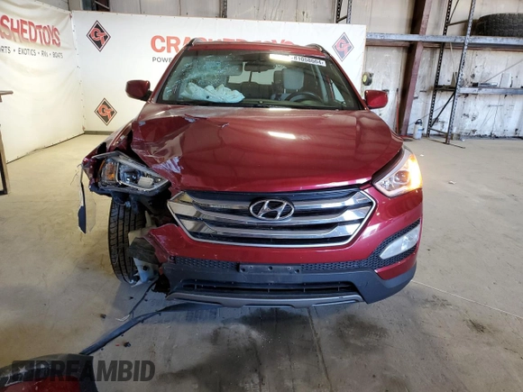 2016 Hyundai Santa Fe z VIN 5XYZU3LB7GG373891, wystawiony jako Copart lot #81058604 z przebiegiem 104 871 mil mil oraz Szkoda całkowita • Salvage title. Historia ofert i sprzedaży dostępna na DreamBid. Obrazek 5.