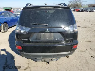 2012 Mitsubishi Outlander ES with VIN JA4AS2AWXCU000737, listed as a Copart auction lot 70367484 with 222,412 mi miles and Salvage Title. Bid and sale history available at carsss.com. Image 6.
