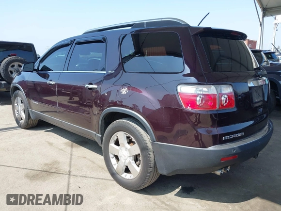 2008 GMC Acadia SLT2 with VIN 1GKER33748J121565, listed as a IAAI auction lot 42592043 with 174,728 mi miles and . Bid and sale history available at DreamBid. Image 3.