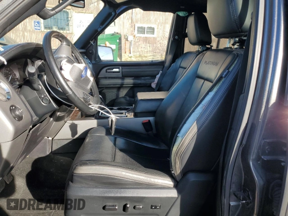 2017 Ford Expedition EL Platinum with VIN 1FMJK1MT3HEA30953, listed as a Copart auction lot 79751474 with 96,951 mi miles and Salvage Title. Bid and sale history available at carsss.com. Image 7.