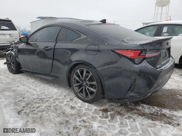 2019 Lexus RC with VIN JTHSZ5BC4K5009095, listed as a Copart auction lot 38964024 with 51,308 mi miles and Salvage Title. Bid and sale history available at carsss.com. Image 2.
