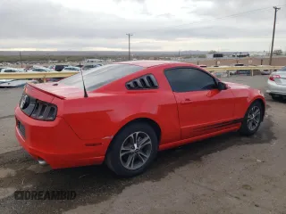 2014 Ford Mustang V6 with VIN 1ZVBP8AM9E5264443, listed as a Copart auction lot 51792565 with 130,984 mi miles and Salvage Title. Bid and sale history available at carsss.com. Image 3.