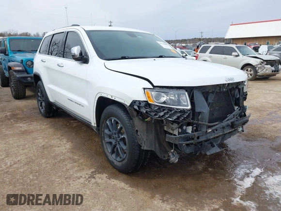 2014 Jeep Grand Cherokee Limited with VIN 1C4RJEBG8EC404004, listed as a IAAI auction lot 41745008 with 110,442 mi miles. Bid and sale history available at carsss.com. Image 1.