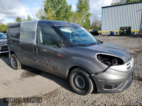2016 Ram ProMaster City Cargo Tradesman SLT with VIN ZFBERFBTXG6C71215, listed as a Copart auction lot 51006435 with 46,554 mi miles and Salvage title. Bid and sale history available at DreamBid. Image 4.