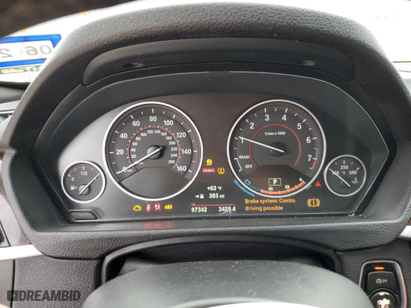 2016 BMW 4 Series 435i with VIN WBA4B1C55GG243262, listed as a Copart auction lot 86769874 with 97,342 mi miles and Salvage Title. Bid and sale history available at carsss.com. Image 9.