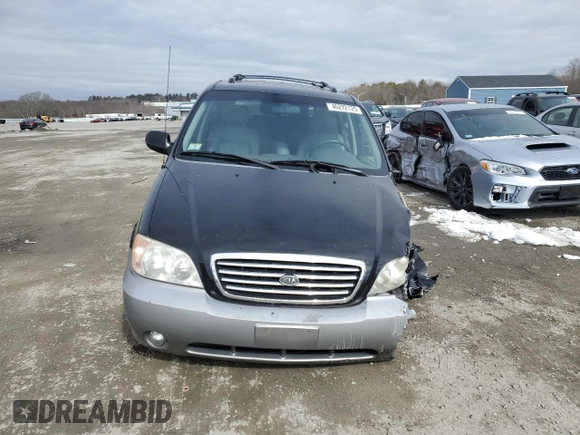 2003 Kia Sedona LX with VIN KNDUP131736449152, listed as a Copart auction lot 46272125 with 78,568 mi miles and Clean Title. Bid and sale history available at carsss.com. Image 5.