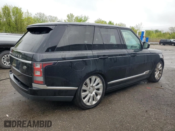 2015 Land Rover Range Rover Supercharged with VIN SALGS2TFXFA209102, listed as a Copart auction lot 55570885 with 141,280 mi miles and Clean title. Bid and sale history available at DreamBid. Image 3.