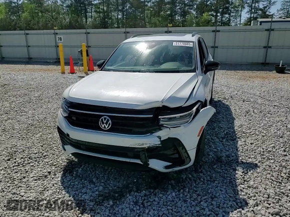 2022 Volkswagen Tiguan SE R-Line Black with VIN 3VVCB7AX5NM058171, listed as a Copart auction lot 51778885 with 61,196 mi miles and Salvage Title. Bid and sale history available at DreamBid. Image 14.
