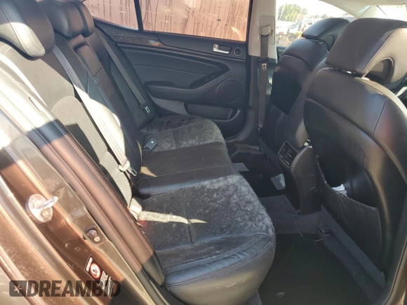 2014 Kia Cadenza Premium with VIN KNALN4D71E5133791, listed as a Copart auction lot 66783294 with 0 mi miles and Salvage Title. Bid and sale history available at carsss.com. Image 10.
