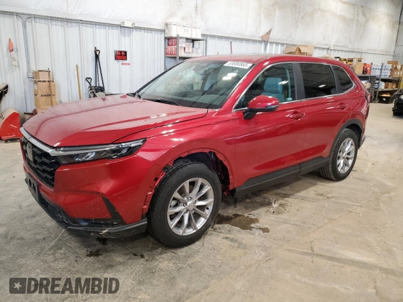 2024 Honda CR-V EX-L with VIN 5J6RS4H75RL006702, listed as a Copart auction lot 53680865 with 12,302 mi miles and Salvage Title. Bid and sale history available at carsss.com. Image 1.