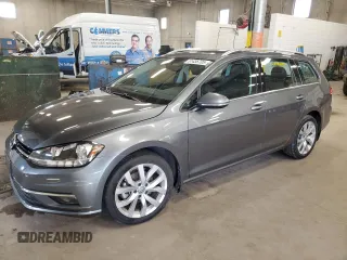2018 Volkswagen Golf SportWagen SEL with VIN 3VWL17AU2JM761743, listed as a Copart auction lot 51435705 with 29,135 mi miles and Salvage Title. Bid and sale history available at carsss.com. Image 1.