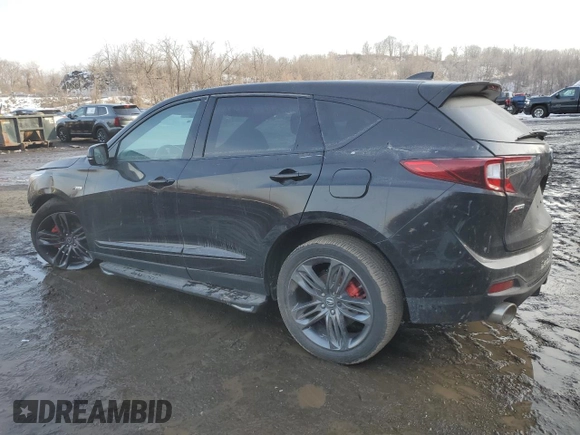 2021 Acura RDX w/A-Spec Package with VIN 5J8TC2H63ML042502, listed as a Copart auction lot 46629475 with 49,432 mi miles and Salvage Title. Bid and sale history available at carsss.com. Image 2.