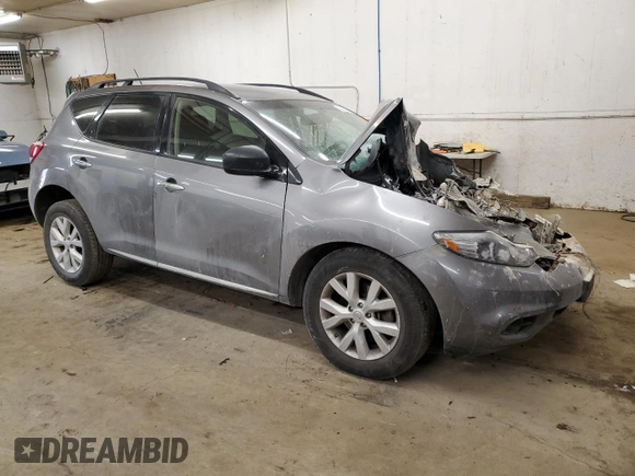 2014 Nissan Murano LE with VIN JN8AZ1MW7EW530859, listed as a Copart auction lot 84490684 with 0 mi miles and Salvage Title. Bid and sale history available at carsss.com. Image 4.